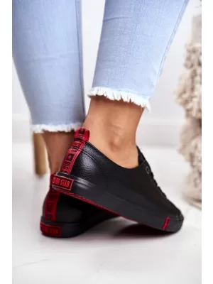 Дамски кецове BIG STAR SHOES GG274007 ЧЕРЕН