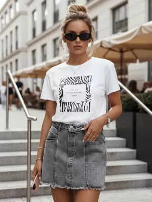Дамска тениска DSTREET RY2499 БЯЛО