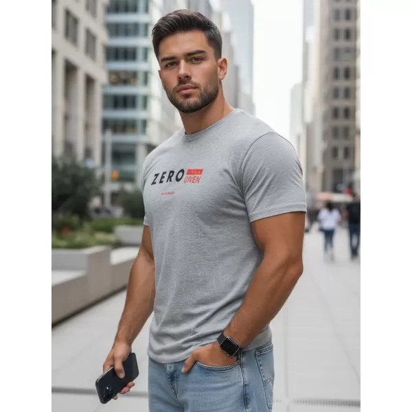  Мъжка тениска DSTREET RX4744 СВЕТЛО СИВО 
