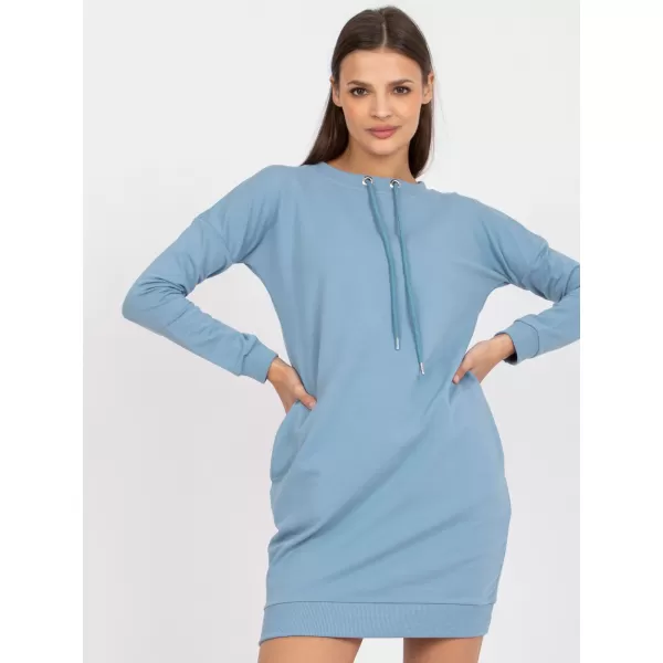  Рокля BASIC FEEL GOOD AP-SK-A-006.73 СВЕТЛО СИНЬО 