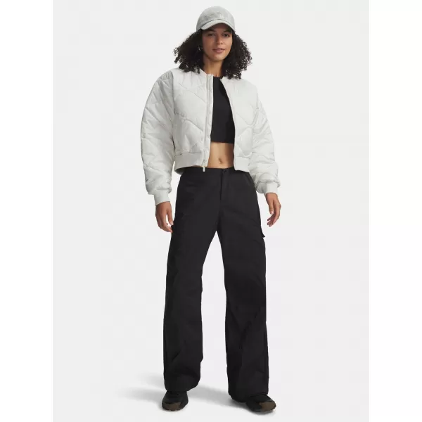  Дамско бомбър яке UNDER ARMOUR HERITAGE BOMBER 6000638-110 БЯЛО 