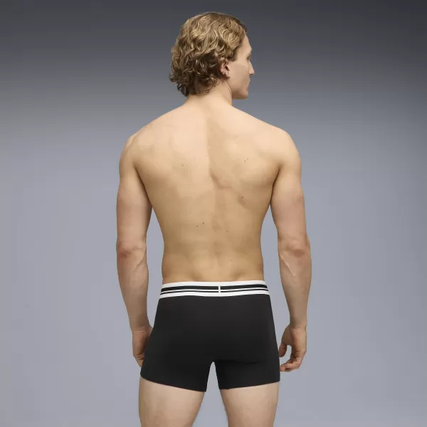  Мъжки боксерки PUMA MEN EVERYDAY PLACED LOGO BOXER 2P 93847601 ЧЕРЕН 