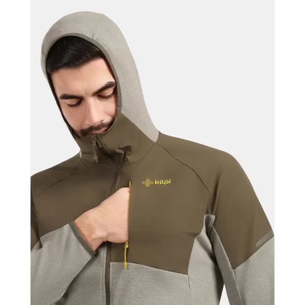  Мъжки поларен суичър KILPI NASHVILLE-M 1M0201KI ЗЕЛЕНО 