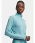 Дамска тениска UNDER ARMOUR TECH BRANDED 1/2 ZIP 6009988-425 СИНЬО