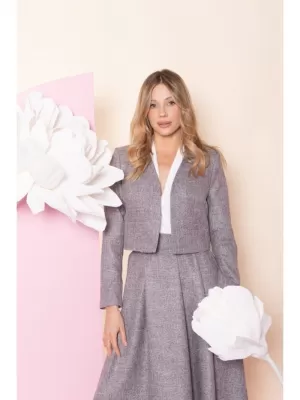 Дамско яке STYLOVE S429 ГРАФИТ