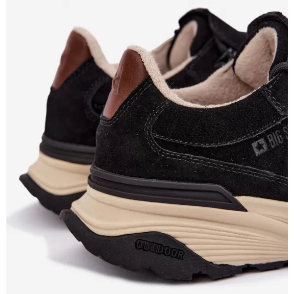  Мъжки кецове BIG STAR SHOES OO174321 ЧЕРЕН 