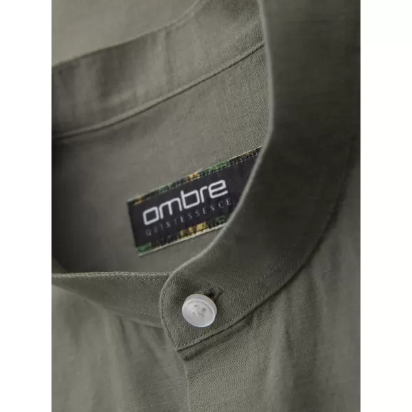  Мъжка риза OMBRE K704 КАКИ 