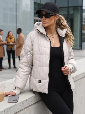 Дамско яке DSTREET TY5761 БЕЖОВО