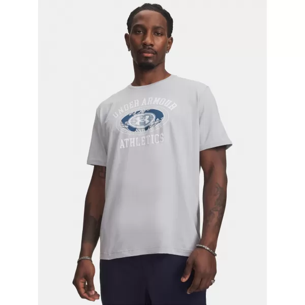  Мъжка тениска UNDER ARMOUR M 60/40S ARMOR GLOBE SS 6009261-011 СИВО 