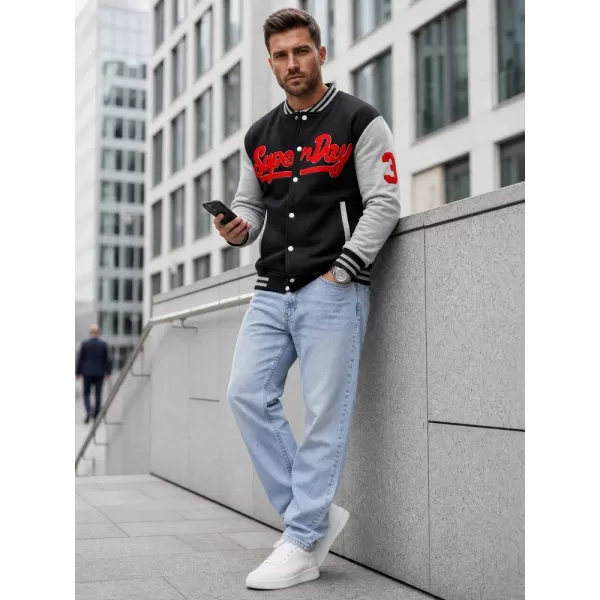  Мъжки суичър DSTREET BX5444 ЧЕРЕН 