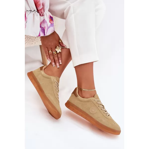  Дамски кецове BIG STAR SHOES RR274849 БЕЖОВО 