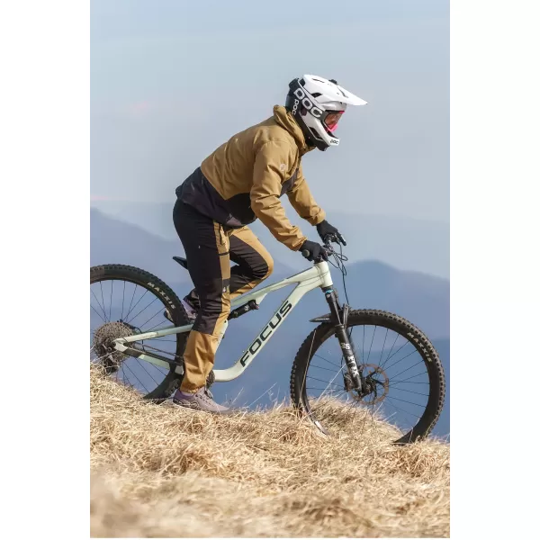  Мъжки водоустойчив мултиспортен панталон NORDBLANC RIDGEWALK NBSPM8325 КАФЯВО 