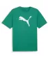 Мъжка тениска PUMA TEAMRISE LOGO JERSEY COTTON 658705-05 SPORT GREEN/ СПОРТНО ЗЕЛЕНО/ПУМА БЯЛО