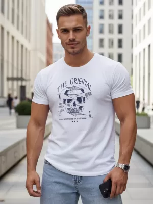 Мъжка тениска DSTREET RX5379 БЯЛО