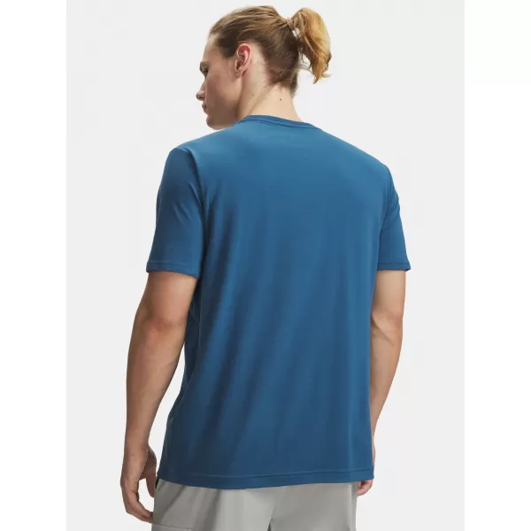  Мъжка тениска UNDER ARMOUR M 60/40S ARMOR GLOBE SS 6009261-498 СИНЬО 