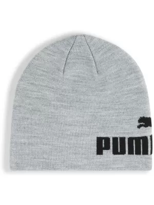 капачка PUMA ESS MID CROWN CUFFLESS BEANIE 026411-02 LIGHT GRAY HEATHER/ СВЕТЛО СИВО ХЕДЪР/ПУМА ЧЕРНО