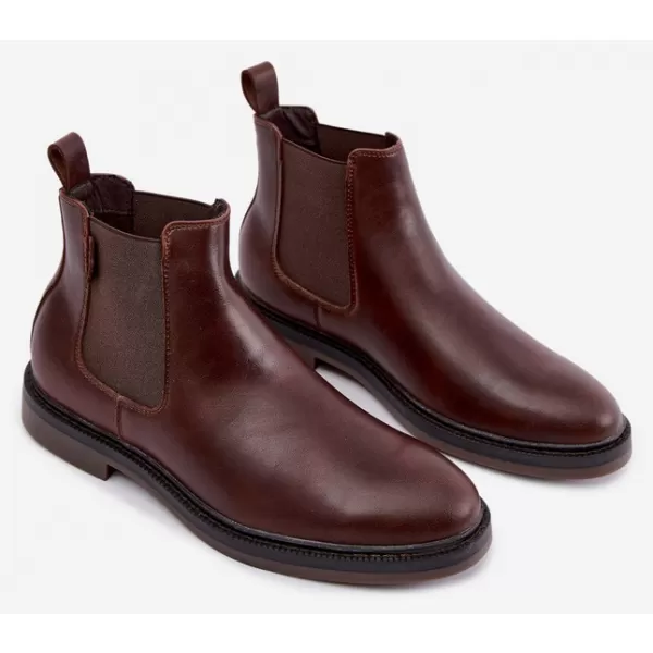  Мъжки обувки BIG STAR SHOES UU174279 КАФЯВИ/БЕЖОВИ СЕНКИ 