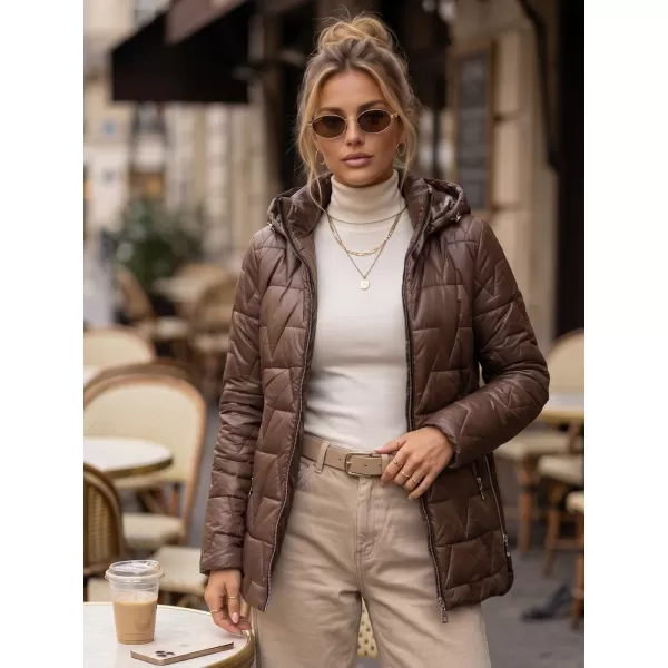  Дамско яке DSTREET TY5796 КАФЯВО 
