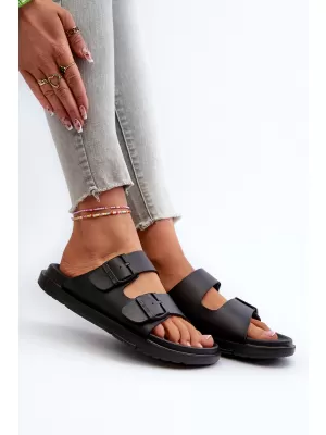 Дамски чехли BIG STAR SHOES NN274A750 ЧЕРЕН