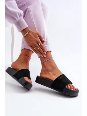 Дамски чехли BIG STAR SHOES NN274A670 ЧЕРЕН