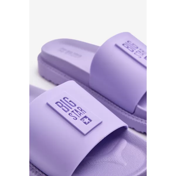 Дамски чехли BIG STAR SHOES LL274426 ВИОЛЕТОВО 
