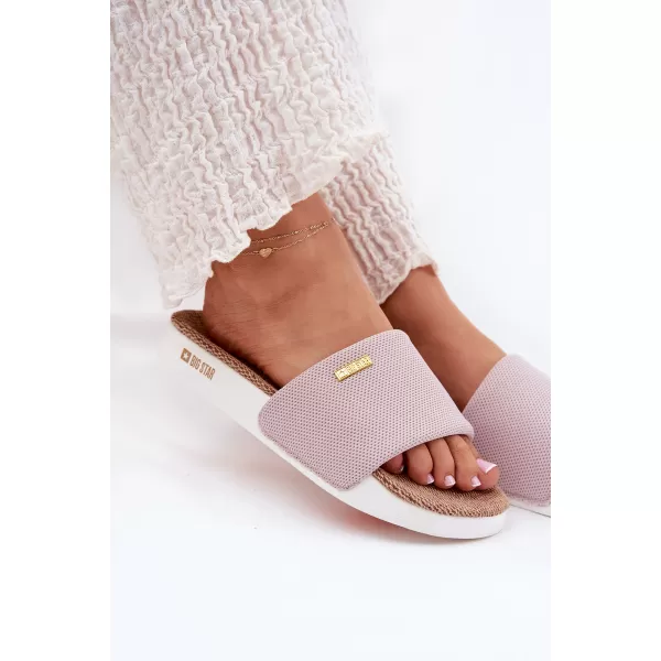  Дамски чехли BIG STAR SHOES RR274A105 РОЗОВО 