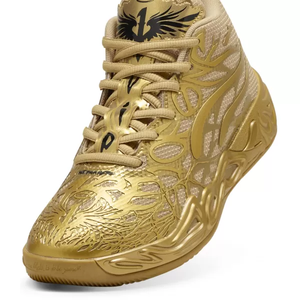  Детски баскетболни обувки PUMA MB.04 GOLDEN CHILD JR 311312-01 PUMA GOLD/МАТ ПУМА ЗЛАТО 