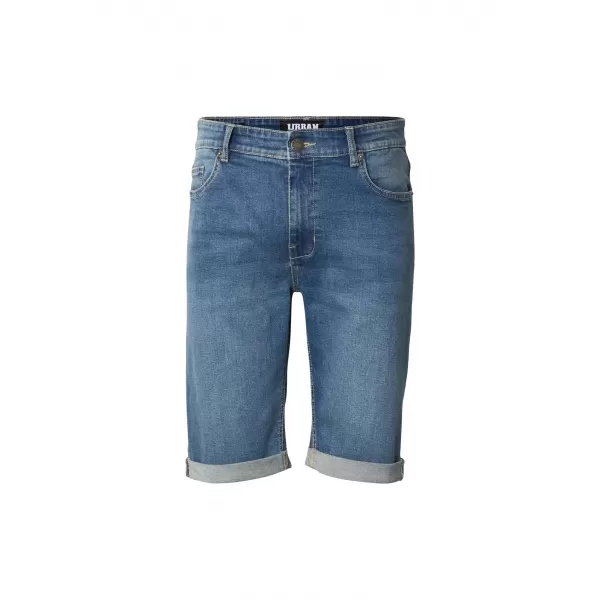  Мъжки шорти URBAN CLASSICS TB8457 СРЕДНО ТЪМНО СИНЬО ИЗМИТО 