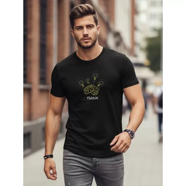  Мъжка тениска DSTREET NX0149R-BK ЧЕРЕН 