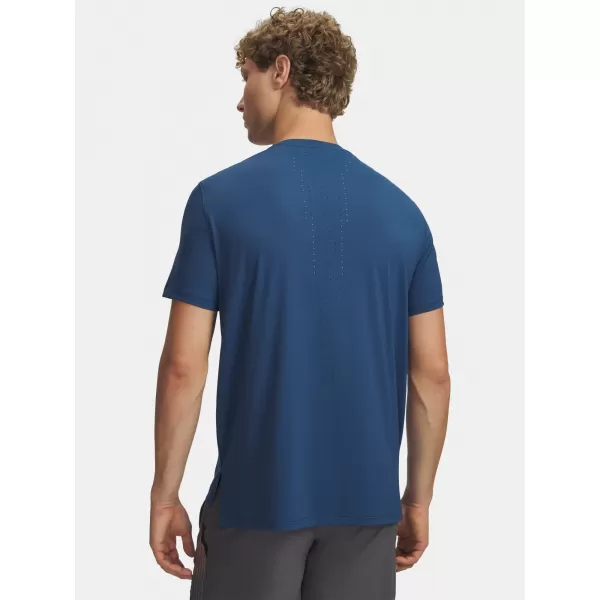  Мъжка тениска UNDER ARMOUR VELOCITI PRO SHORTSLEEVE 6009506-498 СИНЬО 