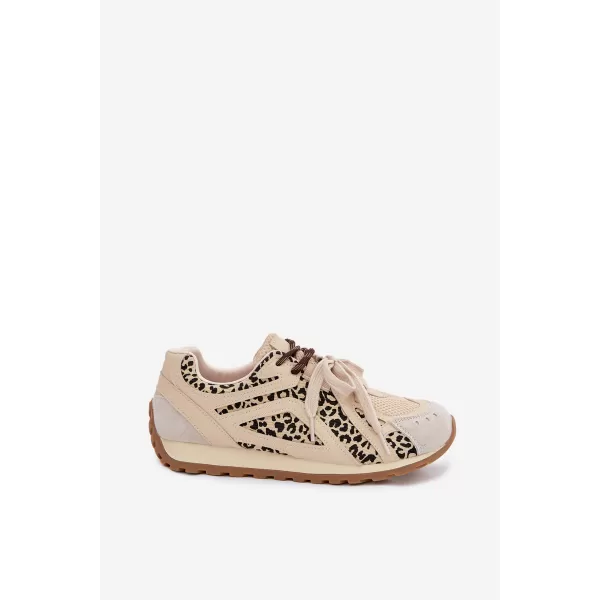  Дамски кецове BIG STAR SHOES TT274549 БЕЖОВО 