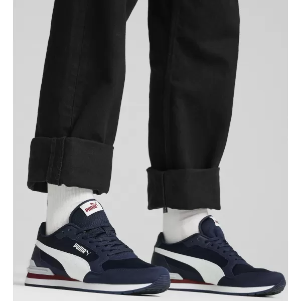  Ботуши PUMA ST RUNNER V4 MESH 39966602 CLUB NAVY/ CLUB NAVY/PUMA БЯЛО/TEAM REGAL ЧЕРВЕНО/ПЛАТИНЕНО СИВО 