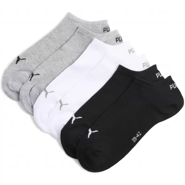  Чорапи PUMA UNISEX SNEAKER PLAIN 3P 93862417 СИВО/БЯЛО/ЧЕРНО 