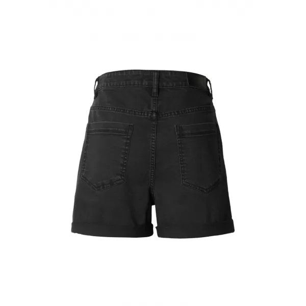  Дамски шорти URBAN CLASSICS TB8371 ЧЕРНО ИЗМИТИ 