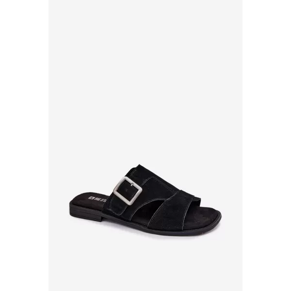  Дамски чехли BIG STAR SHOES TT274477 ЧЕРЕН 