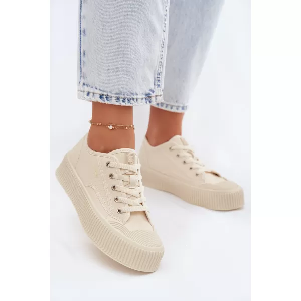  Дамски кецове BIG STAR SHOES TT274271 БЕЖОВО 