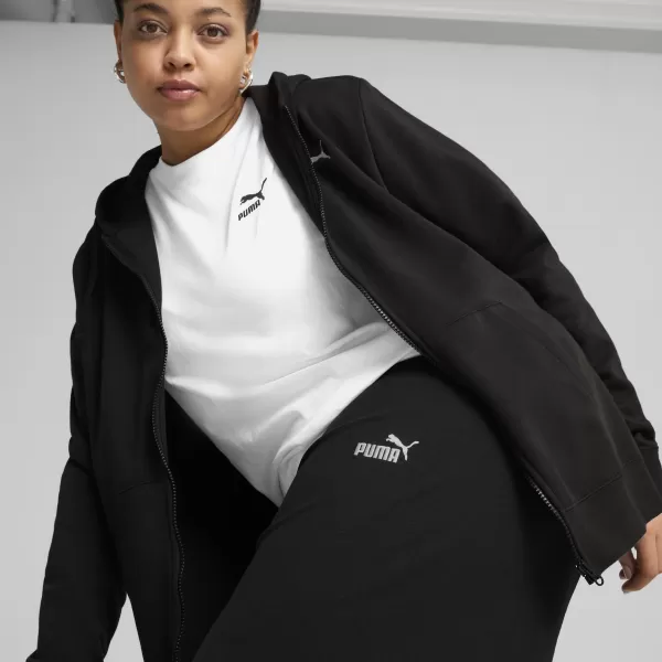  Дамски клин PUMA ESS SMALL NO. 1 LOGO HIGH-WAIST STRAIGHT 68242801 ПУМА ЧЕРНА 