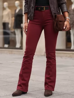 Дамски панталон DSTREET UY3111 БОРДО