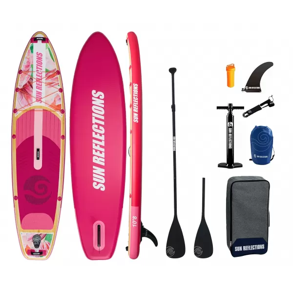  Дъска за гребане SUN REFLECTIONS M 10'8'' MINICOMBO МЕК РУЖ 