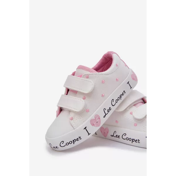  Детски кецове LEE COOPER LCW-25-02-3264K БЯЛО 