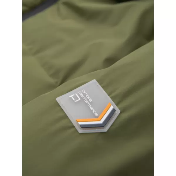  Мъжко зимно ватирано яке OMBRE OM-JAHP-0305 МАСЛИНА 
