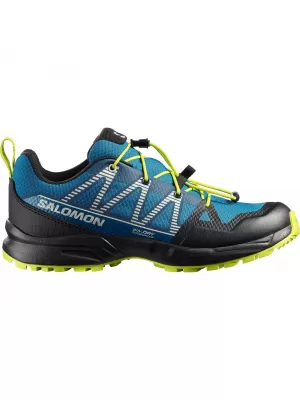 Детски обувки SALOMON OUTSCAPE WATERPROOF L49212500 MYKONOS BLUE/BLACK/ACID LIME
