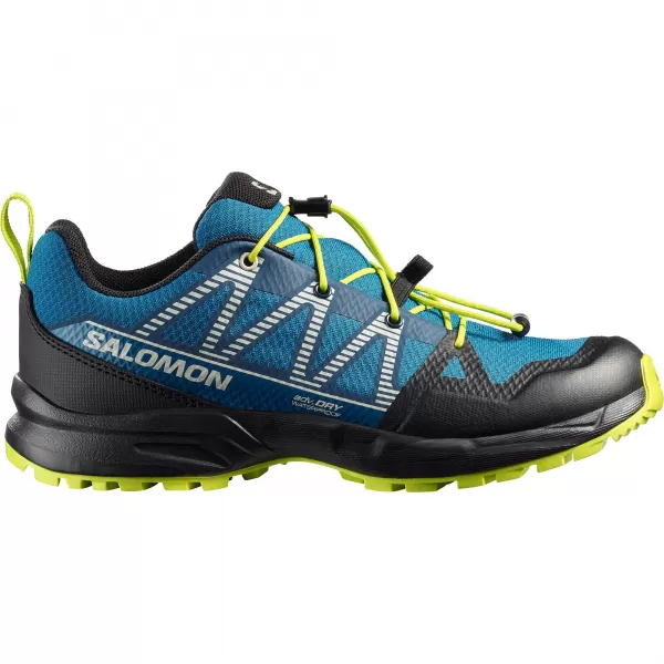  Детски обувки SALOMON OUTSCAPE WATERPROOF L49212500 MYKONOS BLUE/BLACK/ACID LIME 