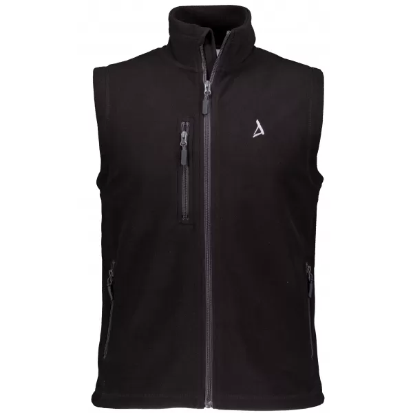  Мъжка поларена жилетка ALTISPORT ALM002525 ЧЕРЕН 