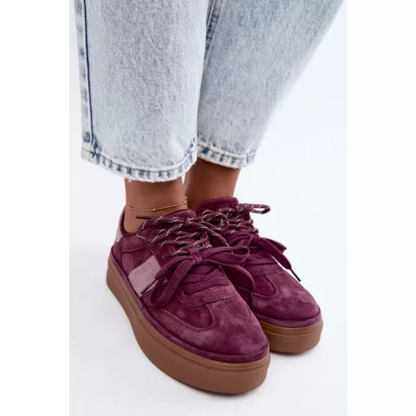  Дамски кецове BIG STAR SHOES UU274772 ЛИЛАВИ СЕНКИ 