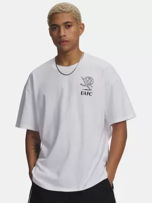 Мъжка тениска UNDER ARMOUR M GFB EARTH HWT SS 6010364-100 БЯЛО