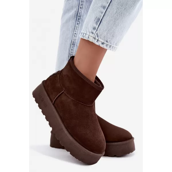  Дамски обувки BIG STAR SHOES UU274223 КАФЯВИ/БЕЖОВИ СЕНКИ 