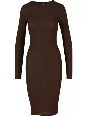 Рокля URBAN CLASSICS TB1340 КАФЯВО