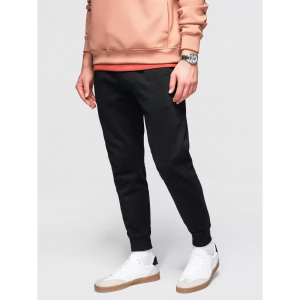  Мъжки спортен панталон OMBRE OM-PABS-0305 ЧЕРЕН 