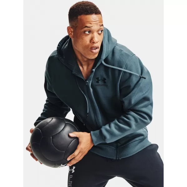  Мъжки суичър UNDER ARMOUR RIVAL FLEECE AMP FZ HD 1357113-467 СИНЬО 